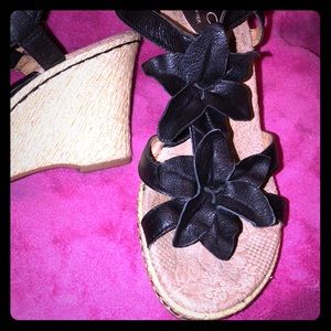 BOC Edith Floral Wedge Sandals